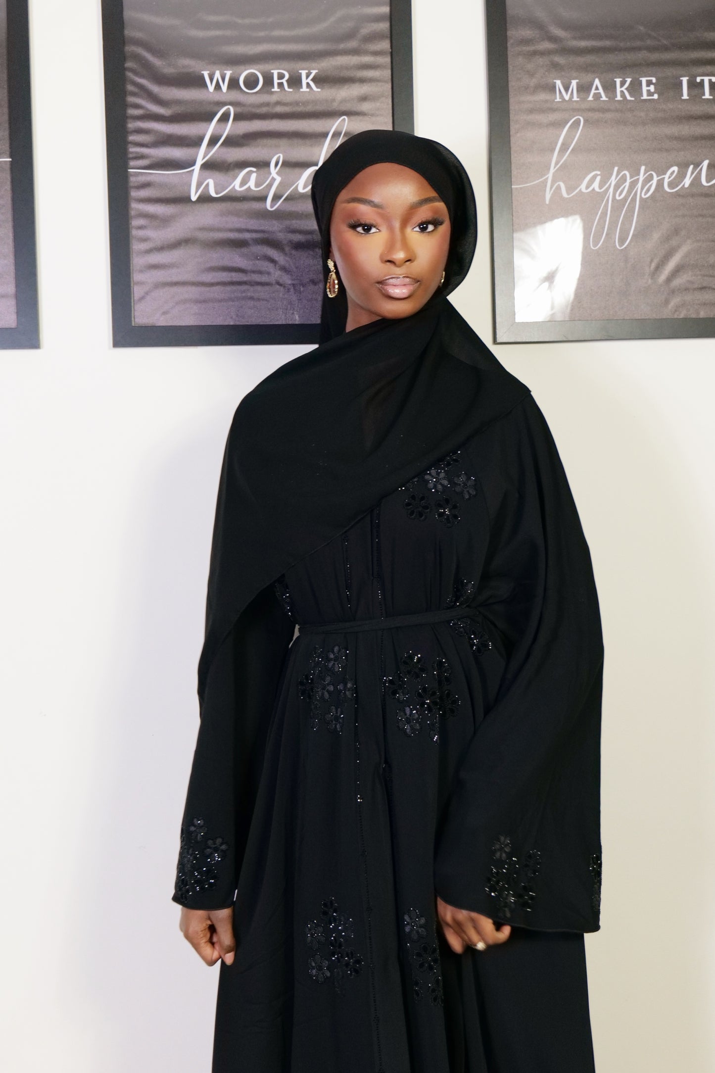 Abayah Khaleeji Zahara