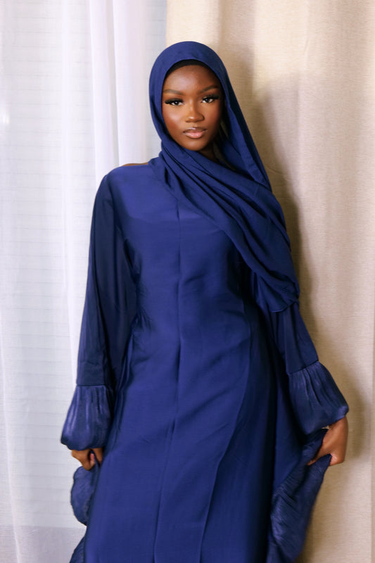 Abaya Farasha Bleu nuit