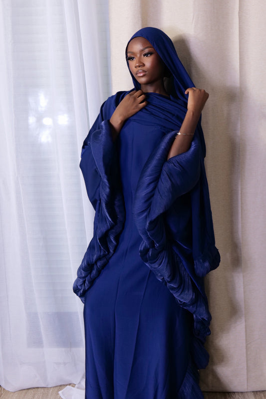 Abaya Farasha Bleu nuit